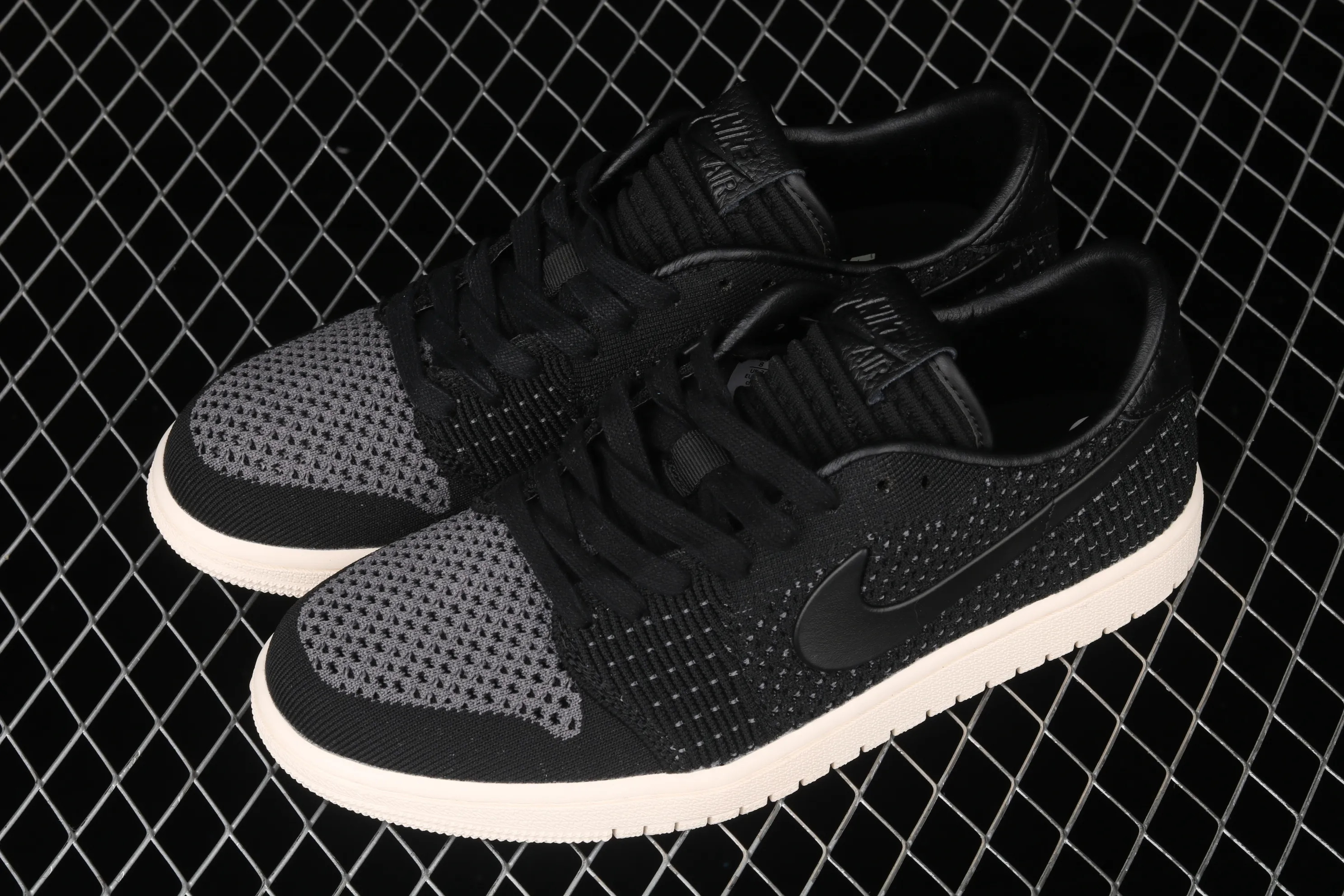 All categories Air Jordan Jordan series basketball shoes Air Jordan 1 Low Air Jordan 1 Low AJ1 Joe 1 knitted black low-top basketball shoes AH4506-010